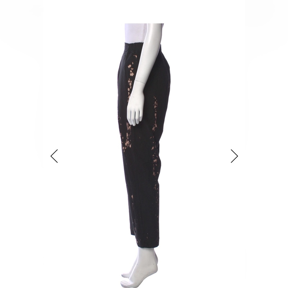 Collection Privee? Black Splatter Print Pants View 2